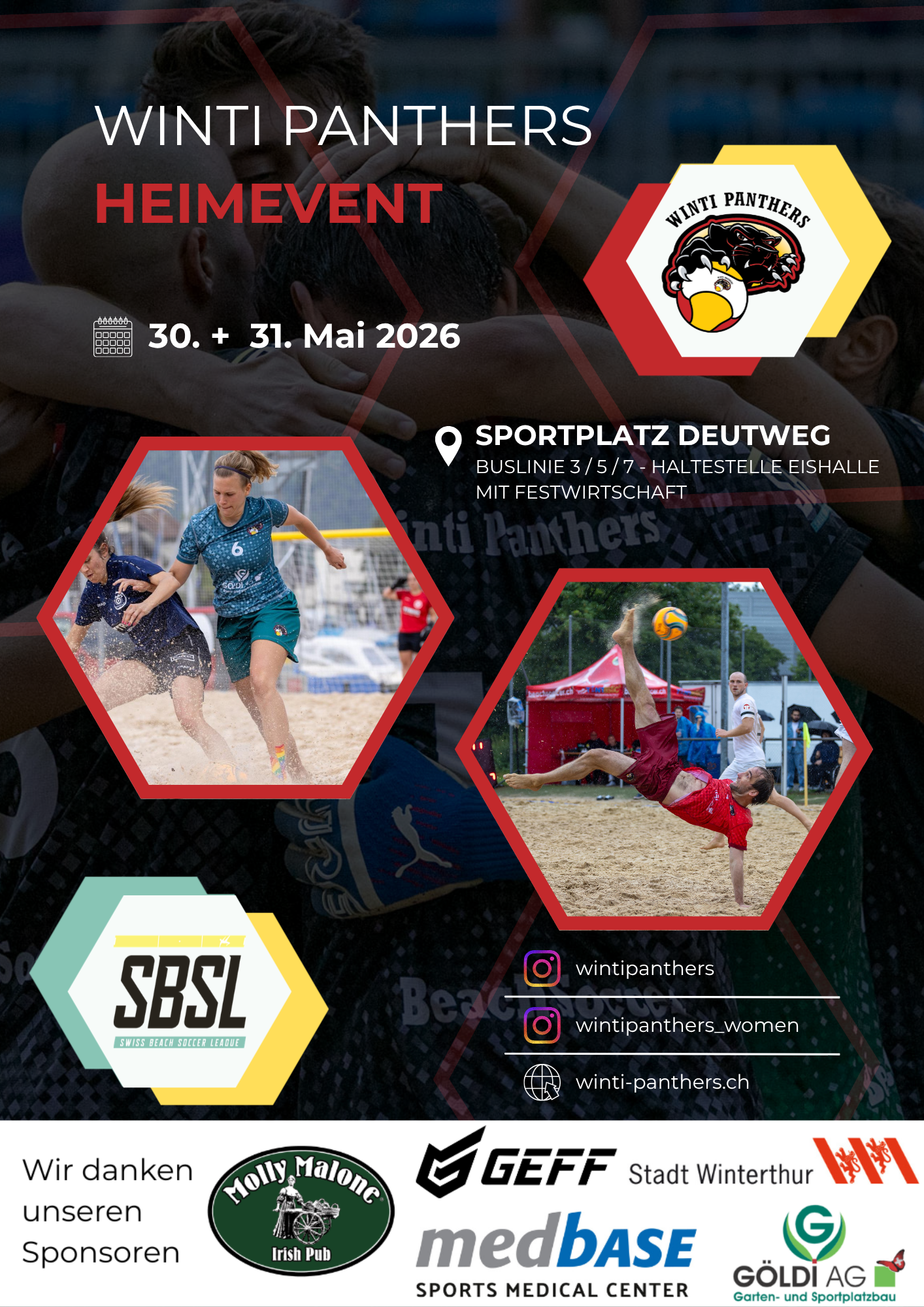 Heimevent Flyer 2026